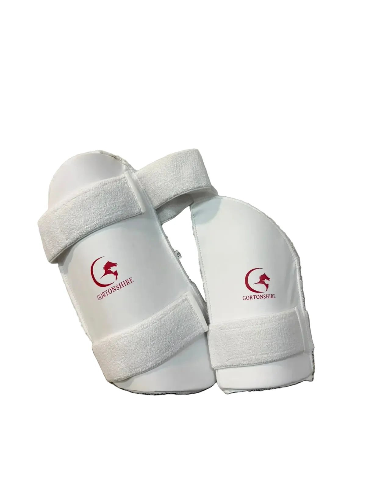 Gortonshire Elite Cricket Batting Combo Thigh Guard White Men's - Indian Cricket Store