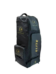 Gortonshire Elite Duffle Cricket Kit Bag With Wheels Black - Indian Cricket Store