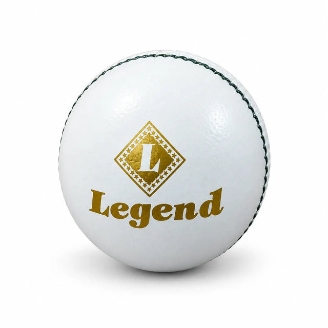 Gortonshire Leather Cricket G1 Legend Ball White - Indian Cricket Store
