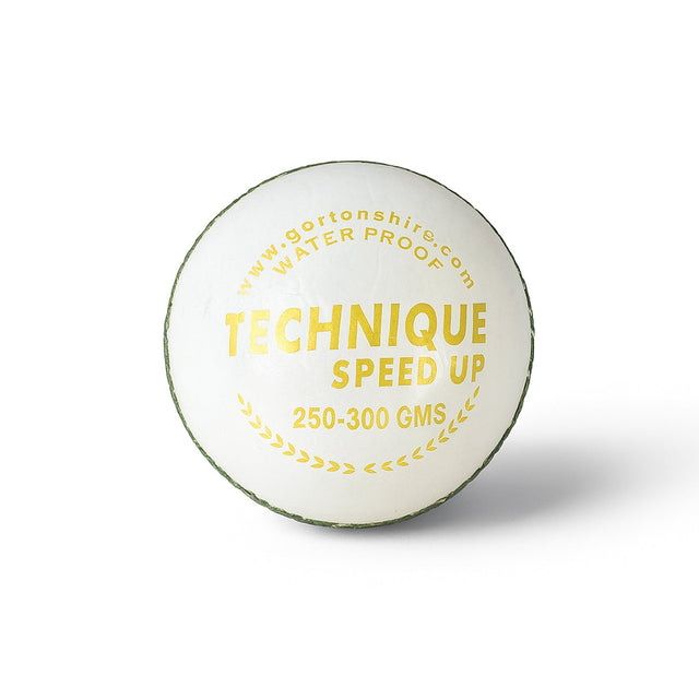 Gortonshire Leather Heavy Cricket Ball White 250-300 Grams - Indian Cricket Store