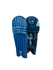Gortonshire Marvel Cricket Batting Leg Guard Navy Blue Pads - Indian Cricket Store
