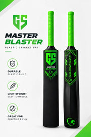 Gortonshire Master Blaster Black Cricket Plastic Bat - Indian Cricket Store