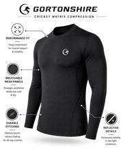 Gortonshire Matrix Compression Long Sleeve - Indian Cricket Store