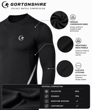 Gortonshire Matrix Compression Long Sleeve - Indian Cricket Store