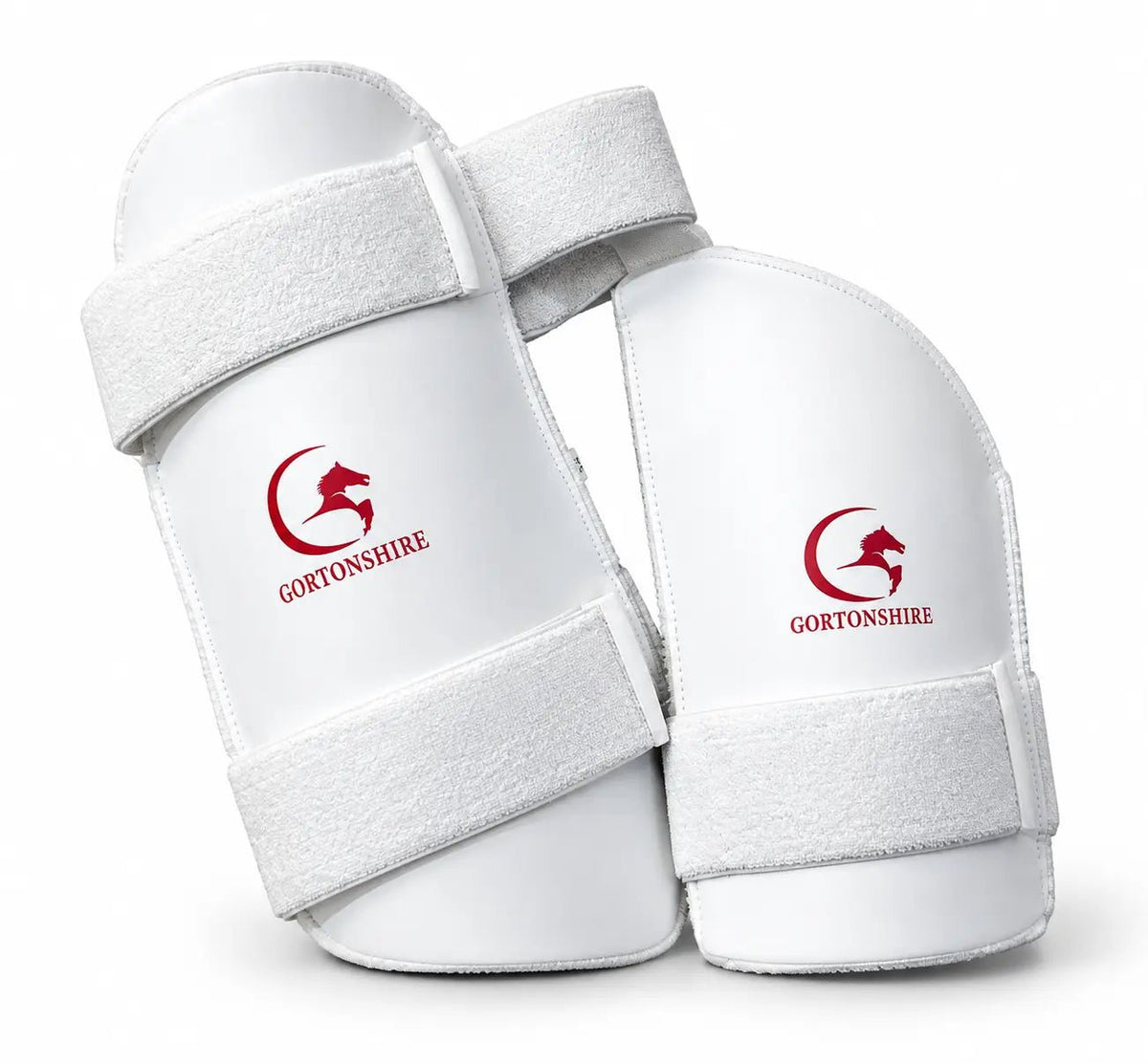 Gortonshire Players Cricket Batting Combo Thigh Guard White Men's - Indian Cricket Store