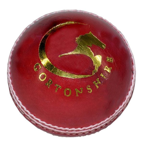 Gortonshire Practice Cricket Ball Red (Alum Tanned)