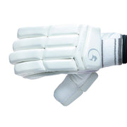 Gortonshire Shield White Cricket Batting Gloves - Indian Cricket Store