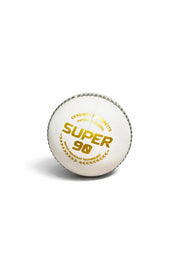 Gortonshire Super 90 Cricket Ball Colour White - Indian Cricket Store