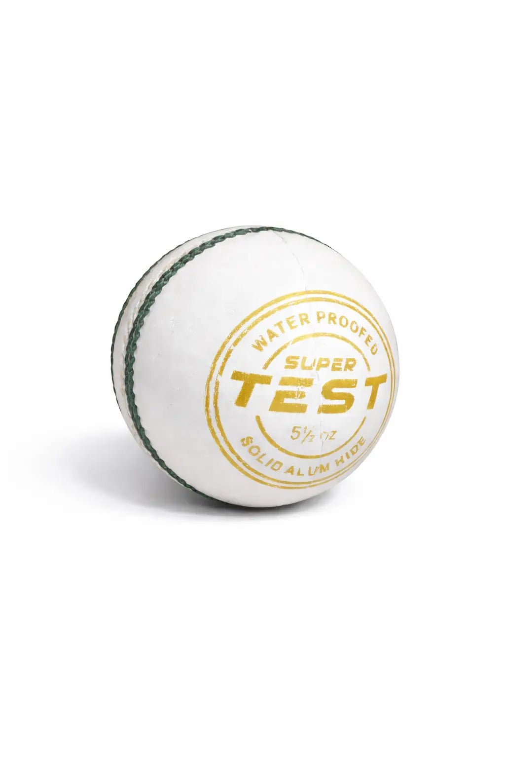 Gortonshire Super Test Cricket Ball White - Indian Cricket Store