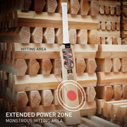 Gunn & Moore (GM) Rival 707 English Willow Cricket Bat Short Handle - Indian Cricket Store