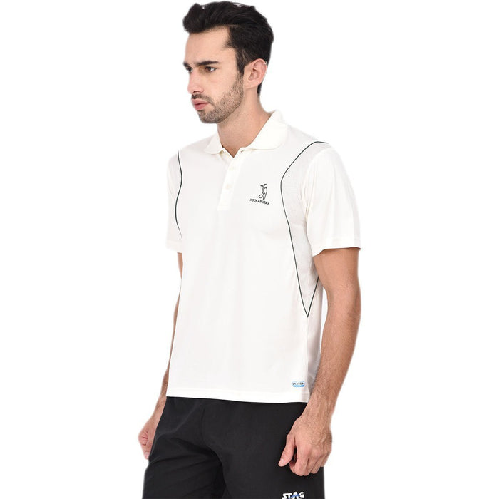 Kookaburra Cricket T Shirt Half Sleeves off White