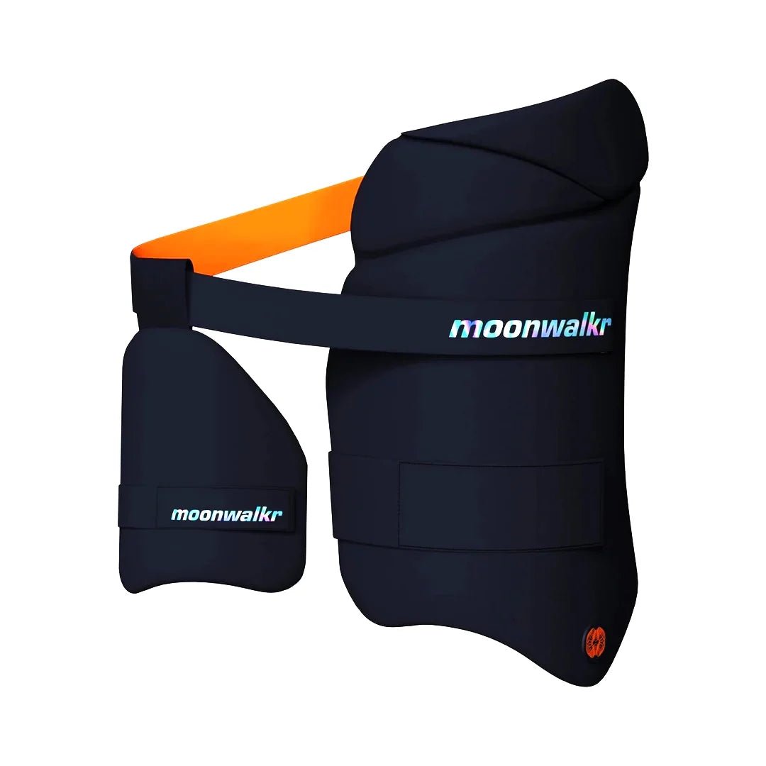 Moonwalkr 2.0 Cricket Batting Combo Thigh Guard Pad Navy Blue - Indian Cricket Store
