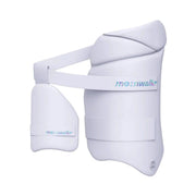 Moonwalkr 2.0 Cricket Batting Combo Thigh Guard Pad White - Indian Cricket Store