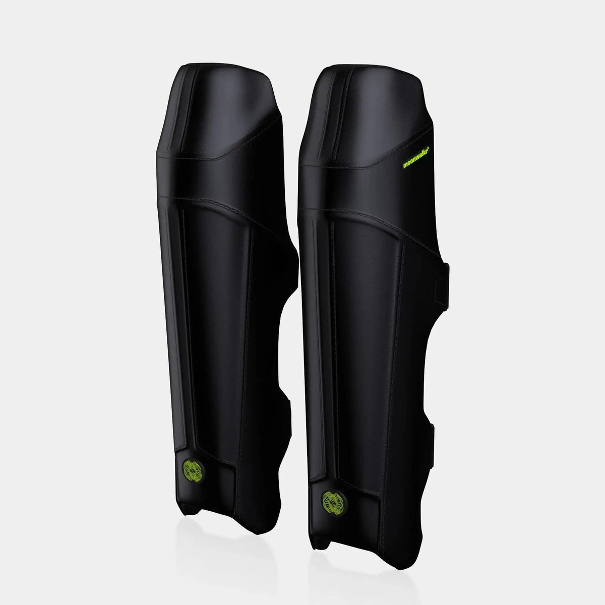 Moonwalkr 2.0 Cricket Batting Leg Guard Pads Black - Indian Cricket Store