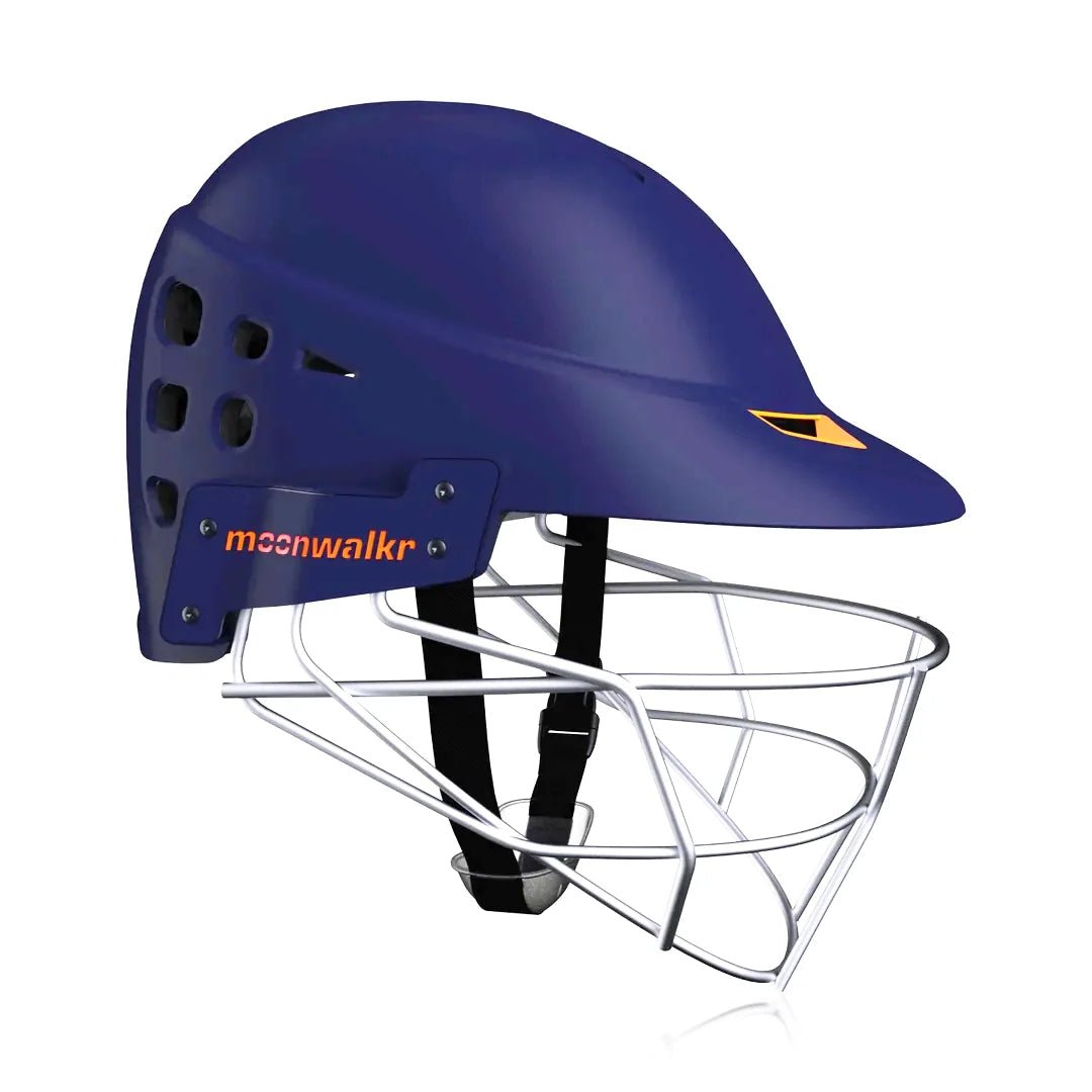 Moonwalkr Mind 2.0 Cricket Helmet Blue - Indian Cricket Store