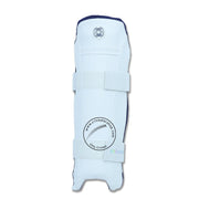 Moonwalkr Wicket Keeping Cricket Shin Guard Pads White - Indian Cricket Store