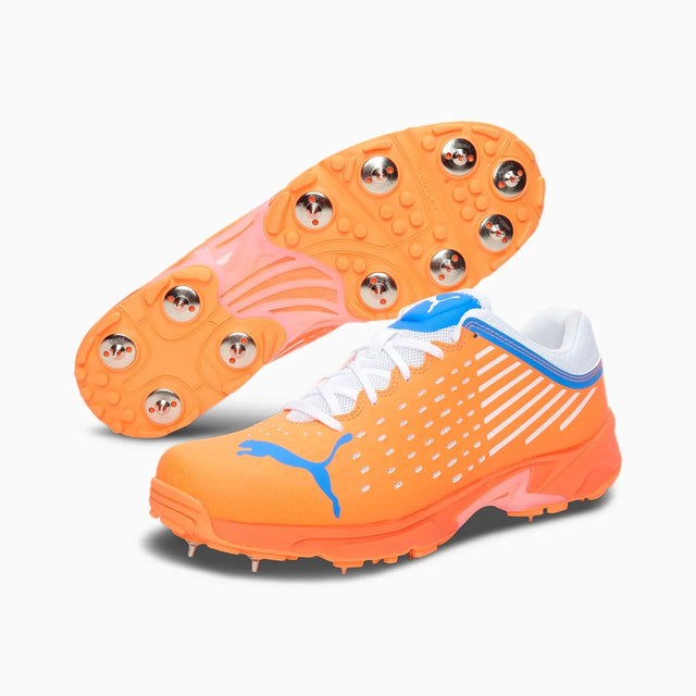 Puma 22.1 10666802 Cricket Spikes Shoes Neon Bluemazing - Indian Cricket Store