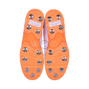 Puma 22.1 Neon Citrus Cricket Spike Shoes White Orange - Indian Cricket Store