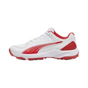 Puma 24 FH 10769901 Cricket Rubber Shoes Red White - Indian Cricket Store
