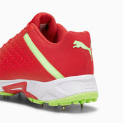 Puma 22.2 FH 10729906 Cricket Spikes Shoes Red Green