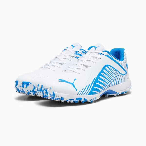 Puma Classicat 10678907 Cricket Rubber Shoes White Ultra Blue - Indian Cricket Store