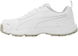 Puma Classicat 10780707 Cricket Rubber Shoes White Silver - Indian Cricket Store