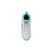 SG Fusion Rubber Cricket Shoes White Teal