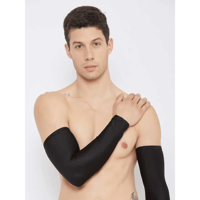 SG Century Cricket Sleeves – Black (Pair of 2)