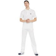 SG Club Cricket Shirt Pant White Half Sleeves - Indian Cricket Store