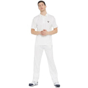 SG Club Cricket Shirt Pant White Half Sleeves - Indian Cricket Store