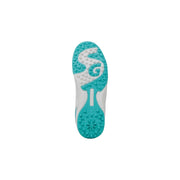 SG Fusion Rubber Cricket Shoes White Teal - Indian Cricket Store