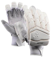 SG Hilite White Batting Gloves - Indian Cricket Store