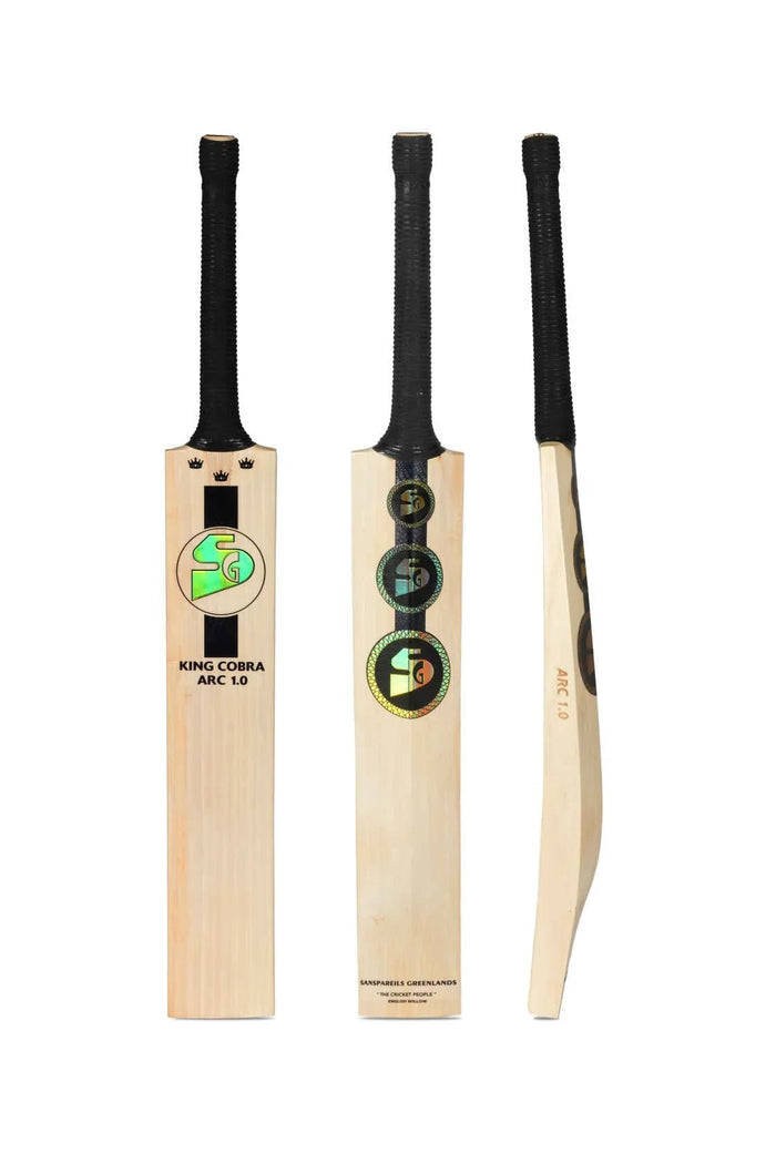 SG King Cobra Arc 1.0 English Willow Cricket Bat Short Handle