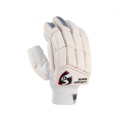 SG Litevate White Cricket Batting Gloves - Indian Cricket Store
