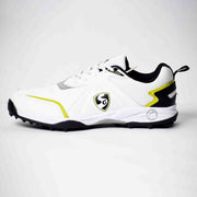 SG Scorer 5.0 Cricket Shoes White Black Lime - Indian Cricket Store