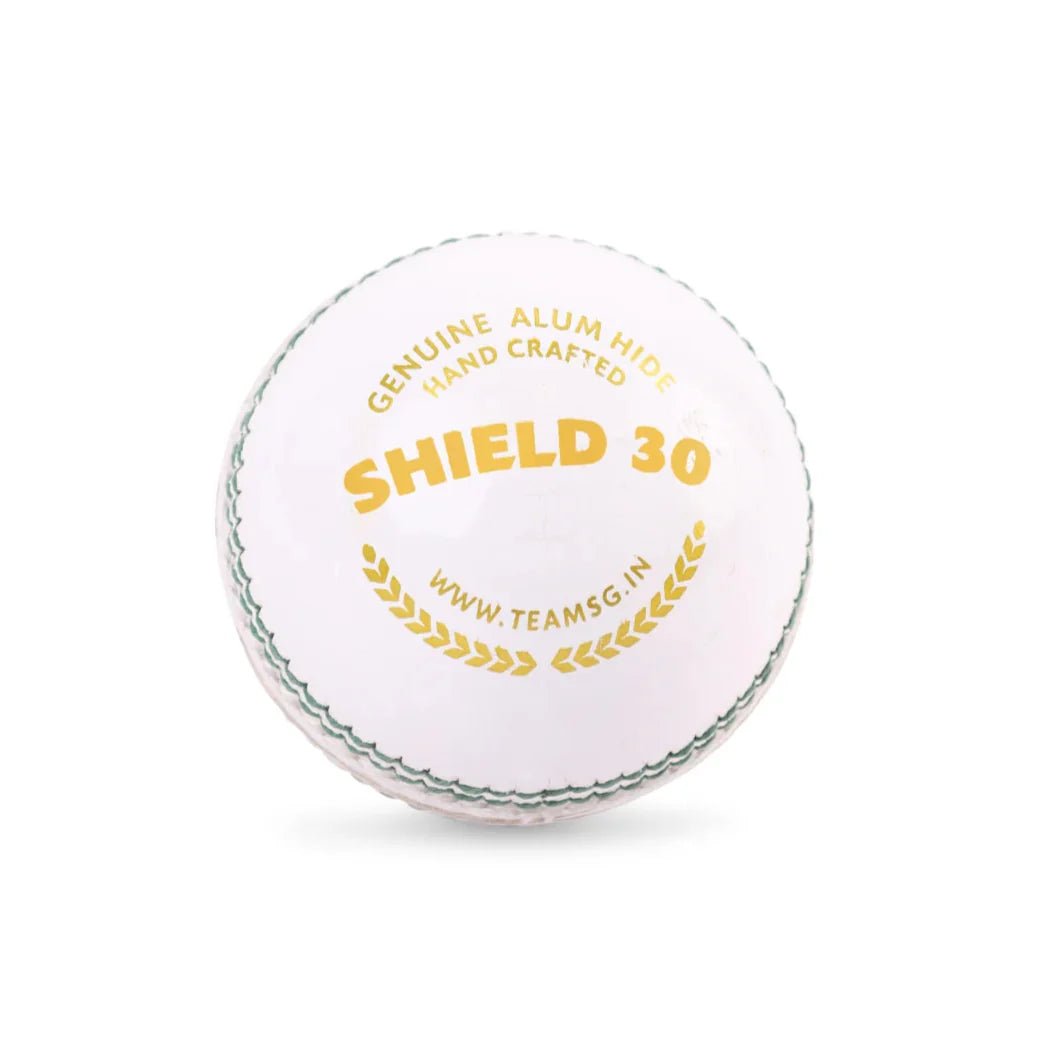 SG Shield 30 Cricket Ball colour White - Indian Cricket Store