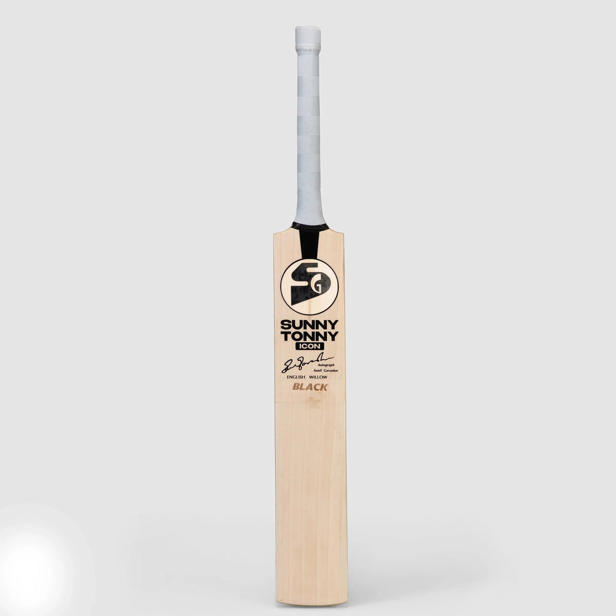 SG Sunny Tonny Icon Black English Willow Cricket Bat Short Handle - Indian Cricket Store