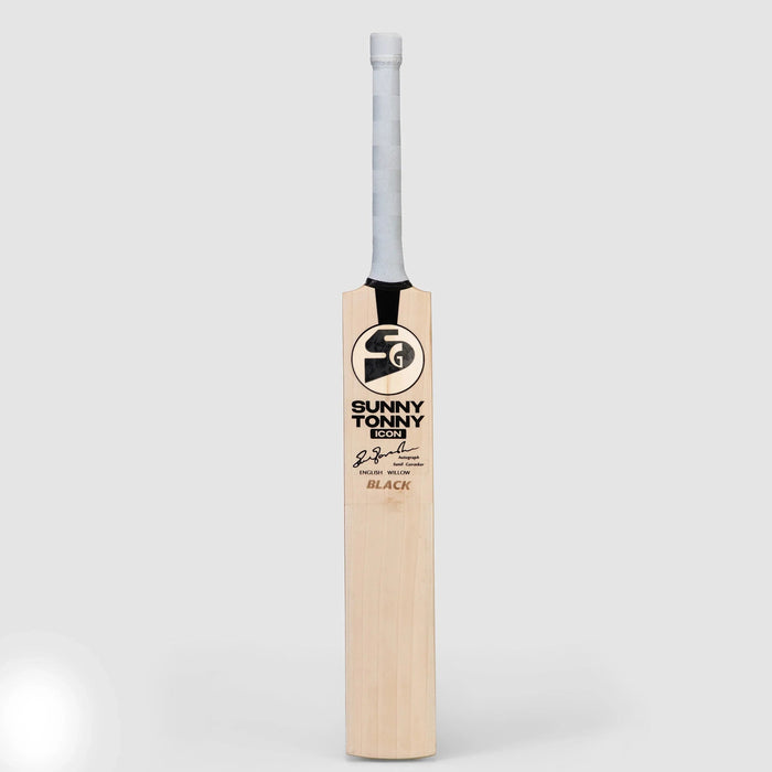 SG Sunny Tonny Icon Black English Willow Cricket Bat Short Handle