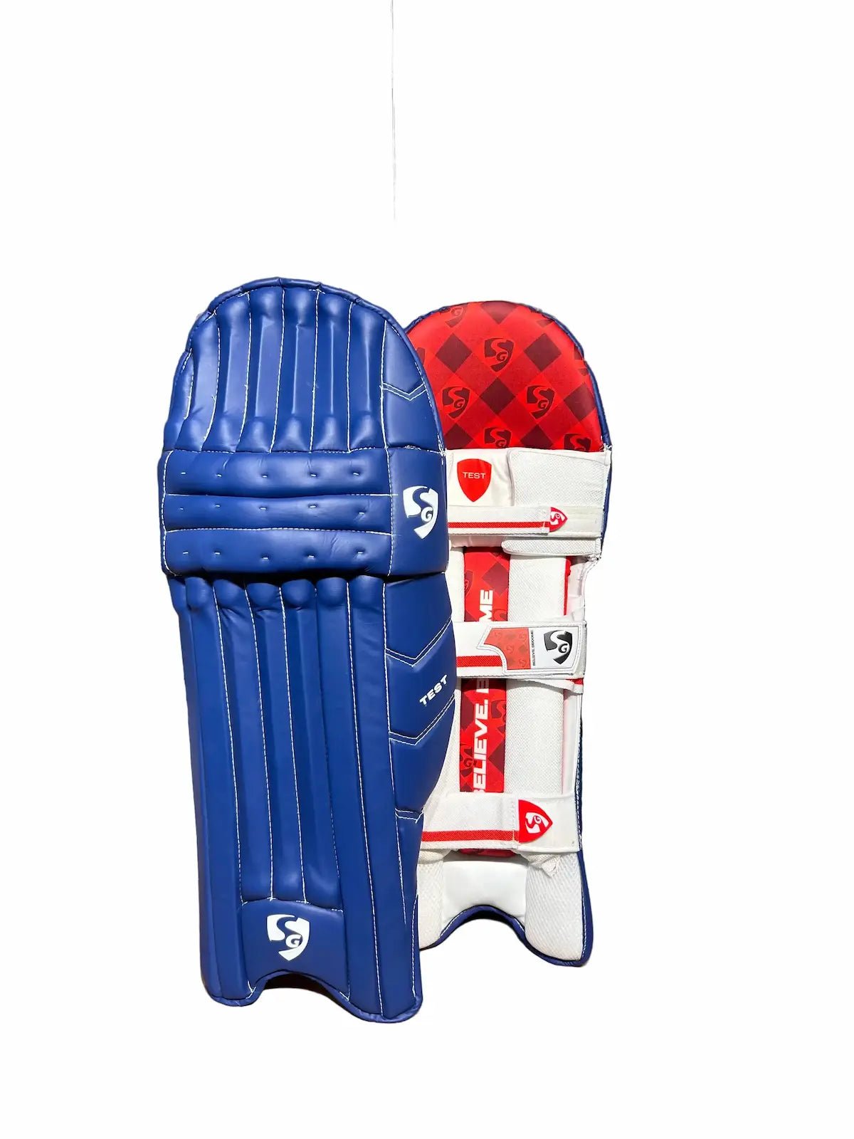 SG Test Royal Blue Cricket Batting Pads Mens - Indian Cricket Store