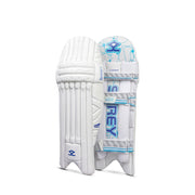 Shrey Chroma Cricket Batting Leg guard White Royal Blue Men's - Indian Cricket Store