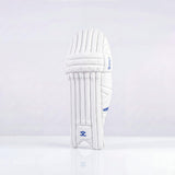 Shrey Chroma Cricket Batting Leg guard White Royal Blue Men's - Indian Cricket Store