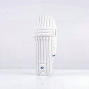 Shrey Chroma Cricket Batting Leg guard White Royal Blue Men's - Indian Cricket Store