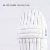 Shrey Chroma Cricket Batting Leg guard White Royal Blue Men's - Indian Cricket Store