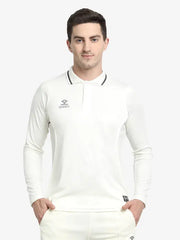 Shrey Premium Off White Cricket Shirt Full Sleeves