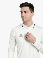 Shrey Premium Off White Cricket Shirt Full Sleeves