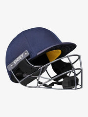 Shrey Elite Pro Cricket Helmet Navy Blue Titanium Visor - Indian Cricket Store