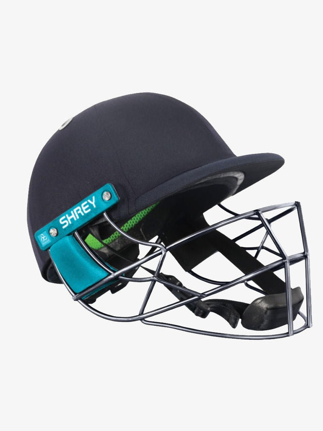 Shrey KOROYD Titanium Grill Cricket Helmet Bondi Blue - Indian Cricket Store