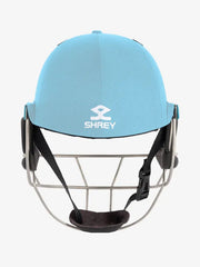 Shrey Master Class Air 2.0 Stainless Grill Cricket Helmet Sky Blue - Indian Cricket Store