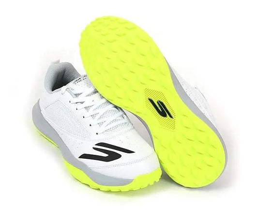 Skechers 214205ID WLM Cricket Shoes White Lime Size - Indian Cricket Store