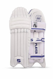 Somi Player Series Batting Leg Guard White Mens - Indian Cricket Store